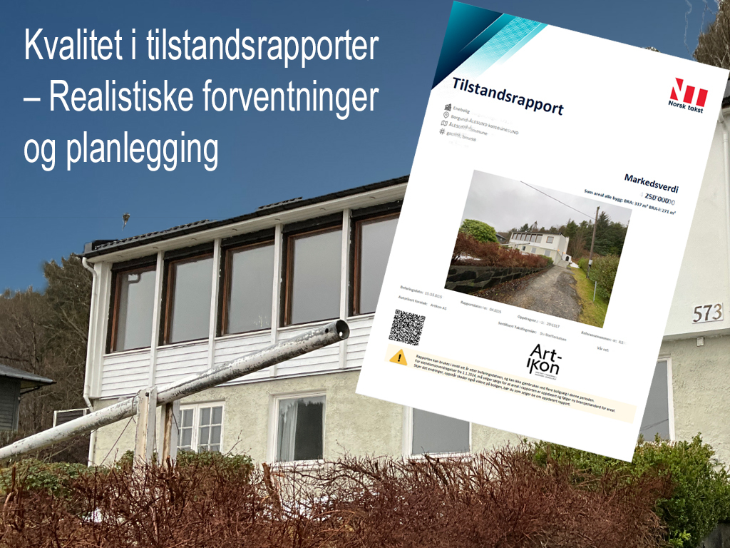 Kvalitet i tilstandsrapporter – Realistiske forventning