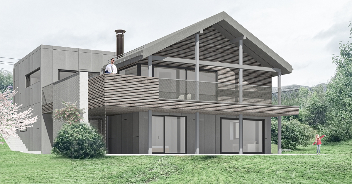 Oppgradert enebolig med leilighet og tilbygg